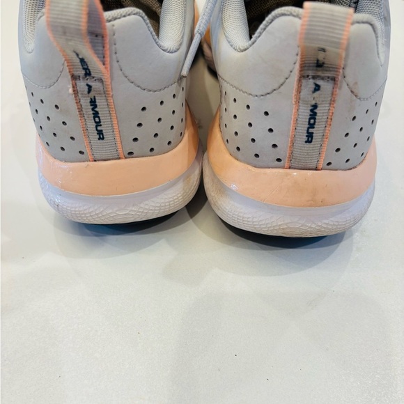 Under Armour Light Gray and Navy Sneakers Women’s size 9 - Picture 7 of 10